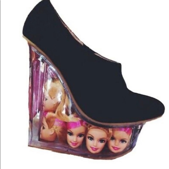 SOLD - Jeffrey Campbell Icy Doll Barbie Head Shoes - Picture 1 of 3